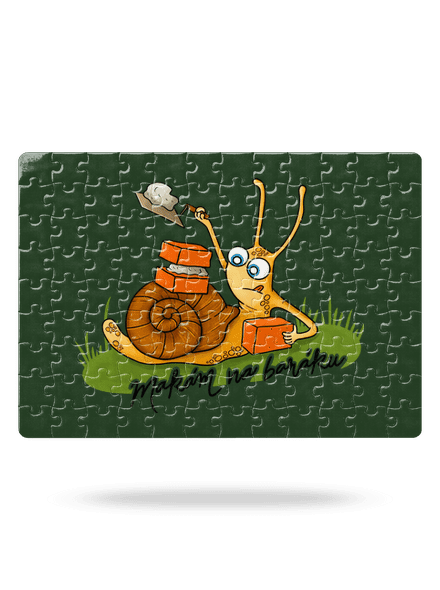 Makám na baráku puzzle White