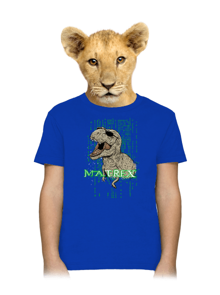 MAT-REX dětské tričko Royal Blue