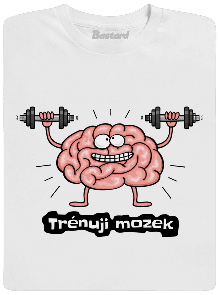 Trénuji mozek dětské tričko White