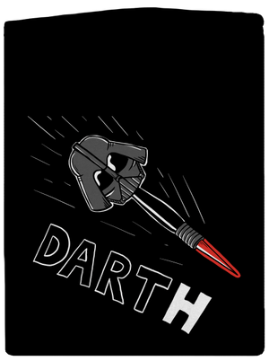 Dart(h) pánská mikina na zip Black