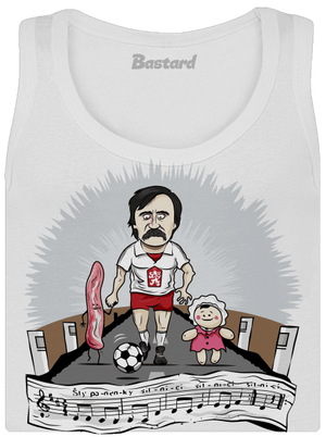 Fotbalová legenda dámské tílko klasické White