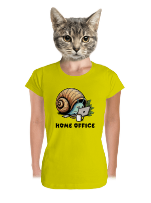 Šnekův home office dámské tričko premium Lemon