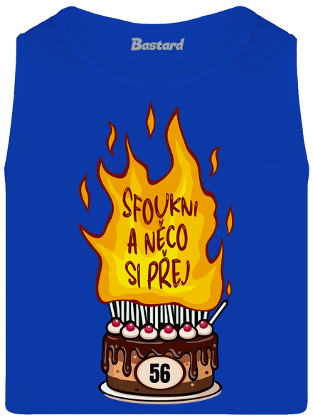 Sfoukni svíčky pánské tílko Royal Blue