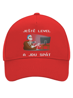 Ještě level kšiltovka baseballka Classic Red