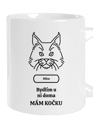 Nemůžu, mám kočku velký hrnek White