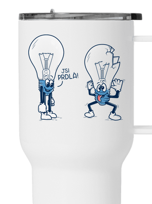 Prdlá termohrnek White