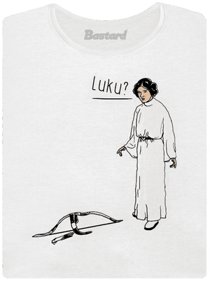 Luke a Leia dámské tričko premium White