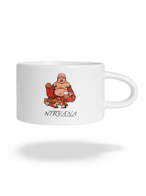 Nirvána hrnek makronka White