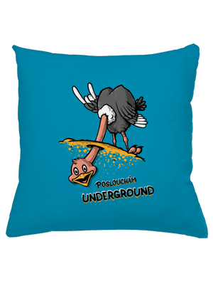 Underground polštář Blue Turquoise