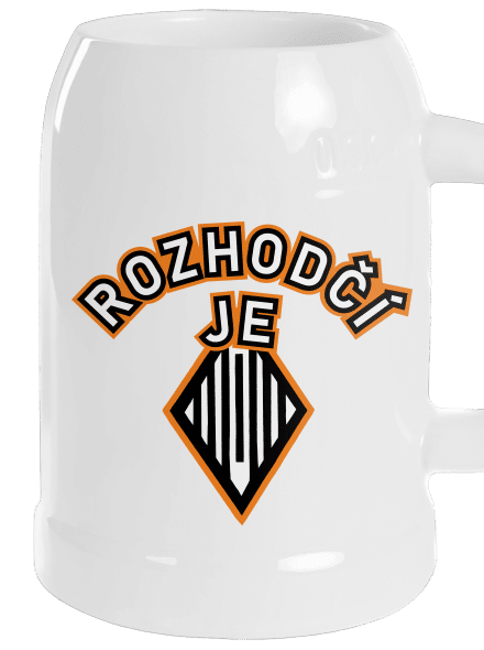Rozhodčí půllitr White
