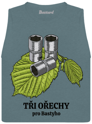 Tři ořechy pro... dámské tílko volné Heather Deep Teal