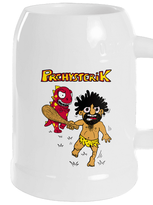 Prehysterik půllitr White