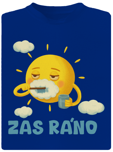 Zas ráno pánské sportovní tričko Royal Blue Mal