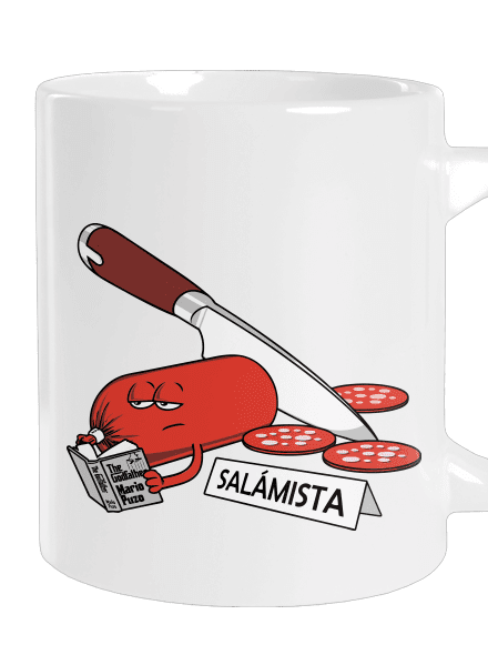 Salámista velký hrnek White