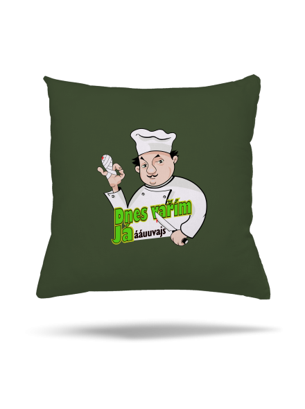 Dnes vařím já polštář Olive Green
