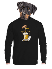 unisex mikina bez kapuce