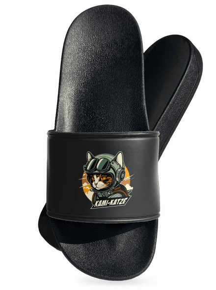 Kami-Katze pantofle Black