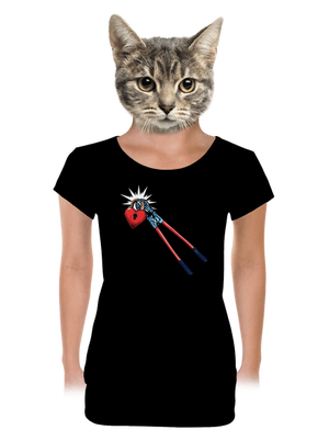 dámské tričko s lemem