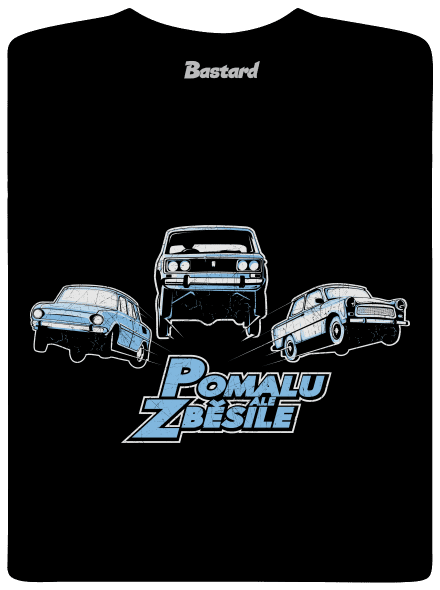 Pomalu ale zběsile pánské tričko Black