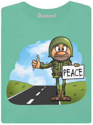 Peace dámské tričko premium Mint Mal