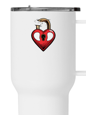 Zámek lásky termohrnek White