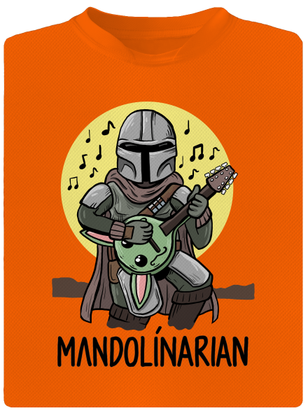 Mandolínarian pánské sportovní tričko Neon Orange