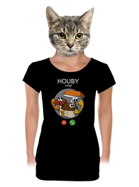 dámské tričko s lemem