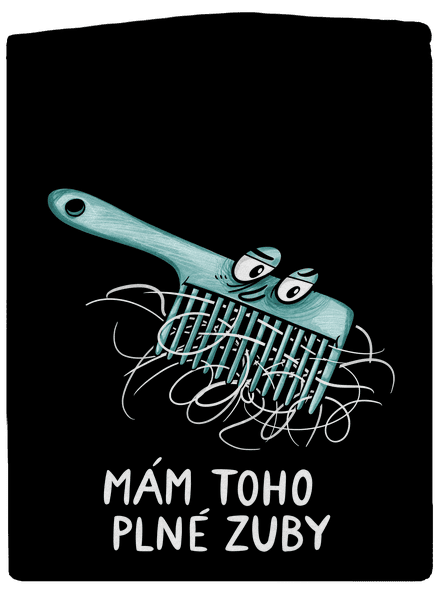 Plné zuby dámská mikina na zip Black