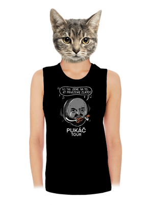 Pukáč tour dámské tílko volné Black