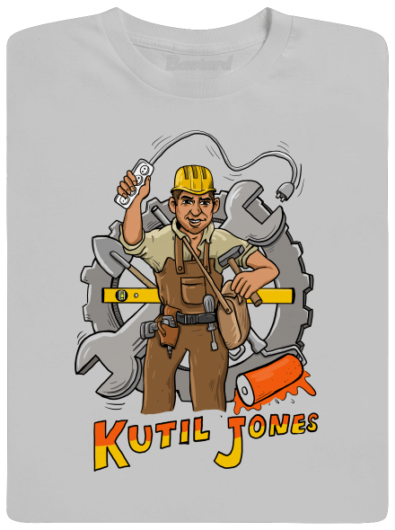 Kutil Jones pánské tričko Pacific Grey