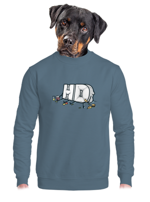 unisex mikina bez kapuce