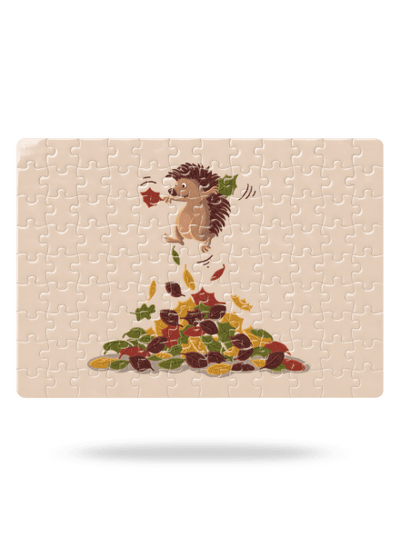 Radost z listí puzzle White