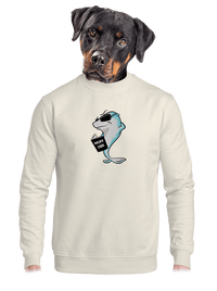unisex mikina bez kapuce