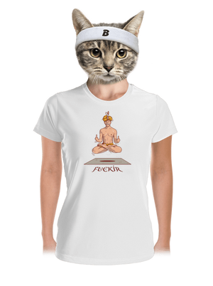 Fuckír dámské sportovní tričko White