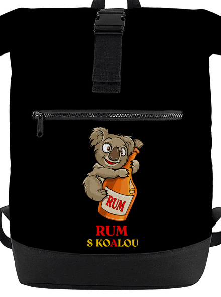 Rum s koalou batoh Black