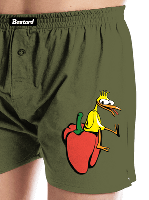 Kuře na paprice pánské trenky Khaki