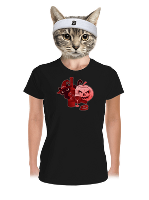 Hello, víno dámské sportovní tričko Black