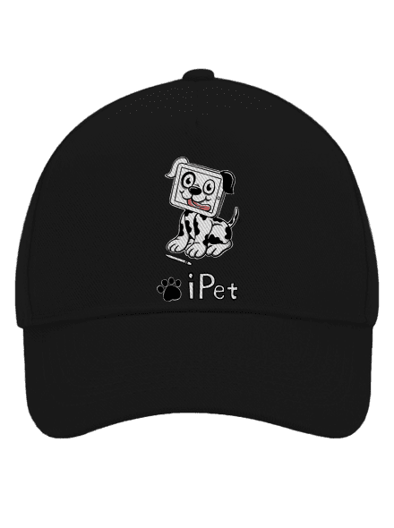 iPet kšiltovka baseballka Black