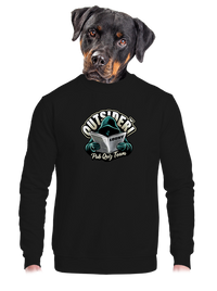 unisex mikina bez kapuce