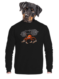 unisex mikina bez kapuce