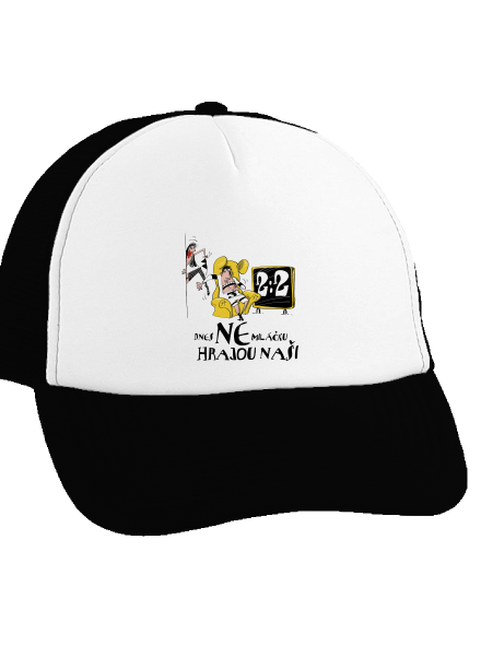 Hrajou naši kšiltovka truckerka Black cap