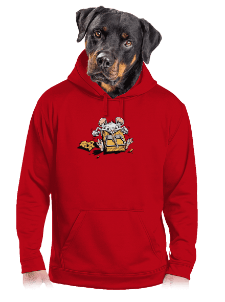 Gurmán pánská mikina klokanka Red