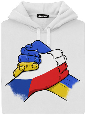 Ukrajina - Podpora dámská mikina klokanka White