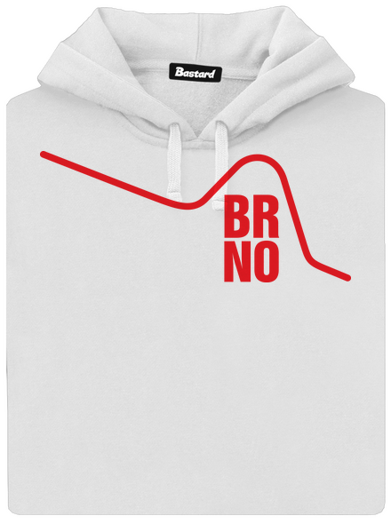 Brno dámská mikina klokanka White
