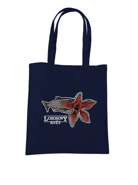 Lososový květ taška French Navy