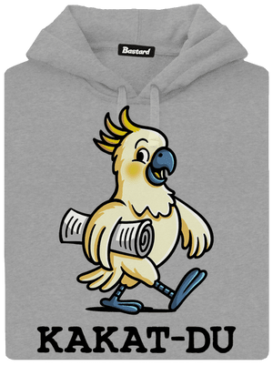 Kakat-du pánská mikina klokanka Light Melange