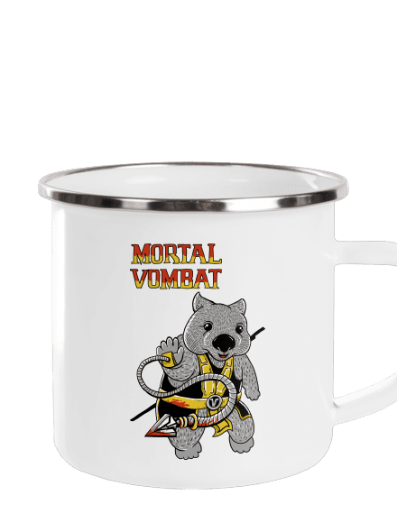 Mortal Vombat plecháček White