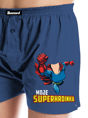 Moje superhrdinka pánské trenky Blue
