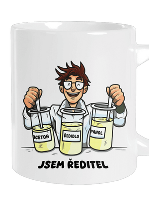 Jsem ředitel velký hrnek White