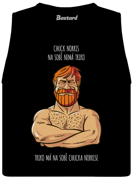 Chuck Norris dámské tílko volné Black
